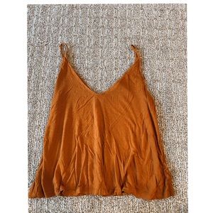 rust colored top